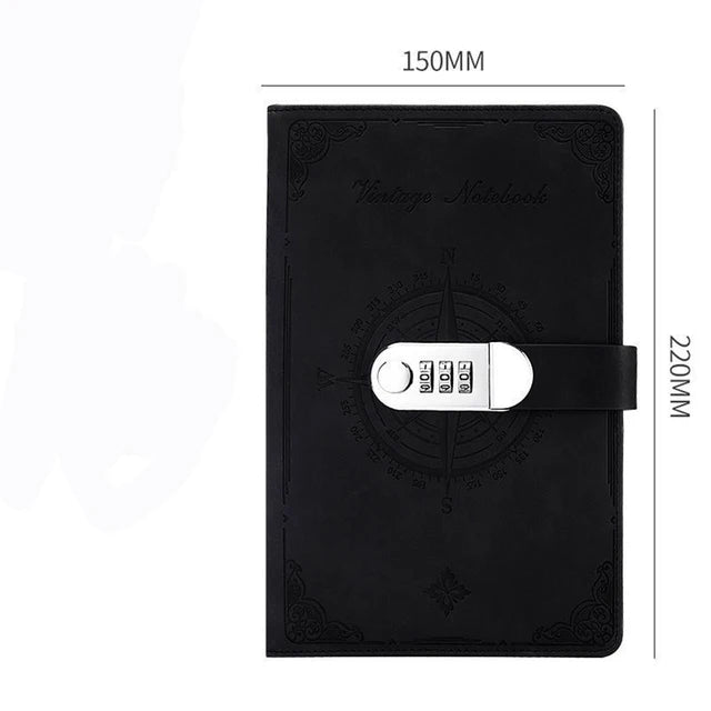 Innovative pre-cut password notebook, designed for travelers seeking both security and convenience