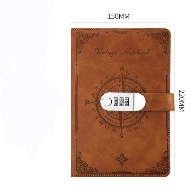 Innovative pre-cut password notebook, designed for travelers seeking both security and convenience