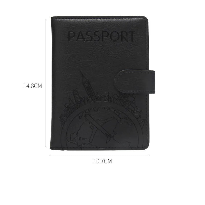 Antimagnetic & Anti-Theft Passport Wallet. Stylish, portable and vintage. 