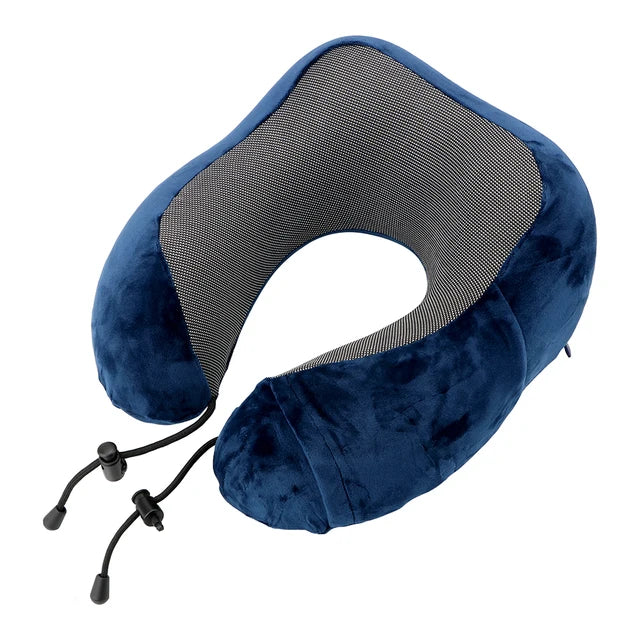 Soft memory foam car neck pillows for comfortable travel support